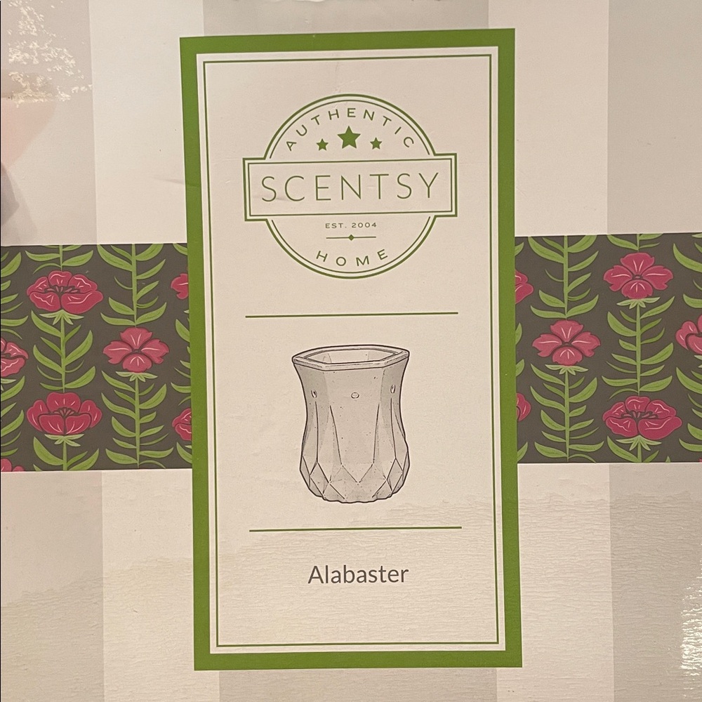 Scentsy Alabaster Electric Wax Warmer Full Size NIB